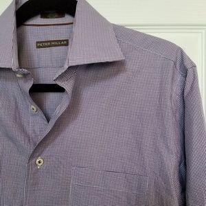 Peter Millar button down shirt purple